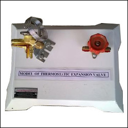 CUT SECTION MODEL OF THERMOSTATIC EXPANSION VALVE